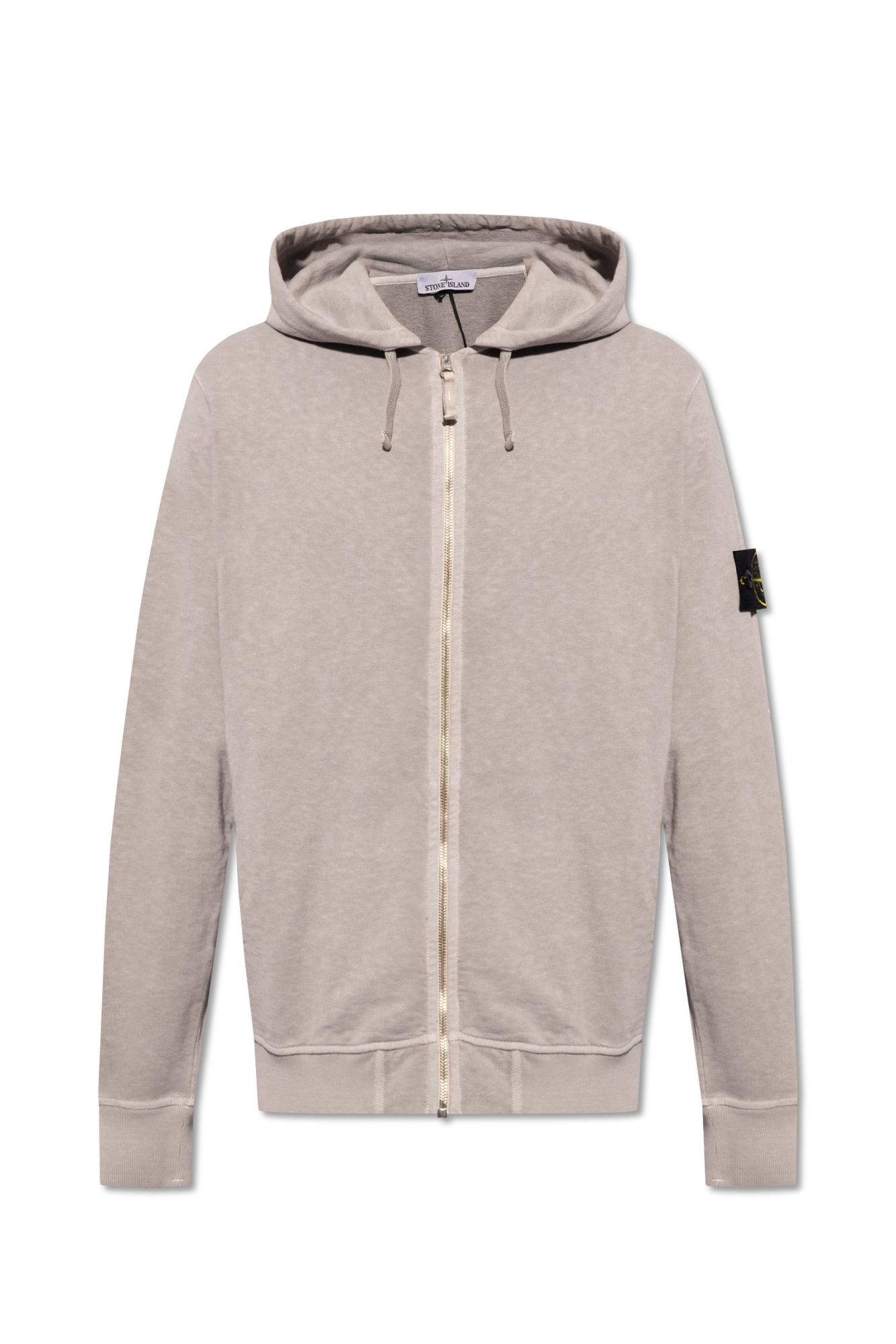 brunello cucinelli padded zipped cashmere jacket item - Grey Hoodie with  logo Stone Island - SchaferandweinerShops Canada